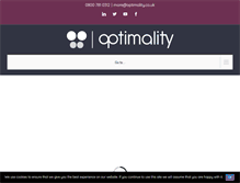 Tablet Screenshot of optimality.co.uk